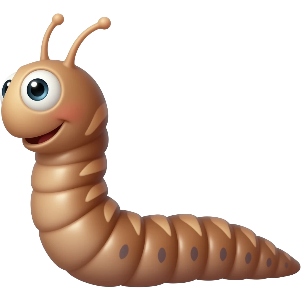 worm emoji