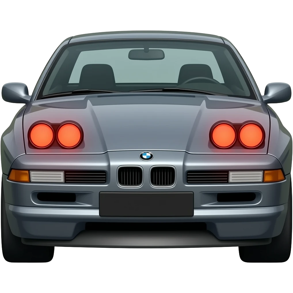 BMW 850csi rot scheinwerfer an emoji