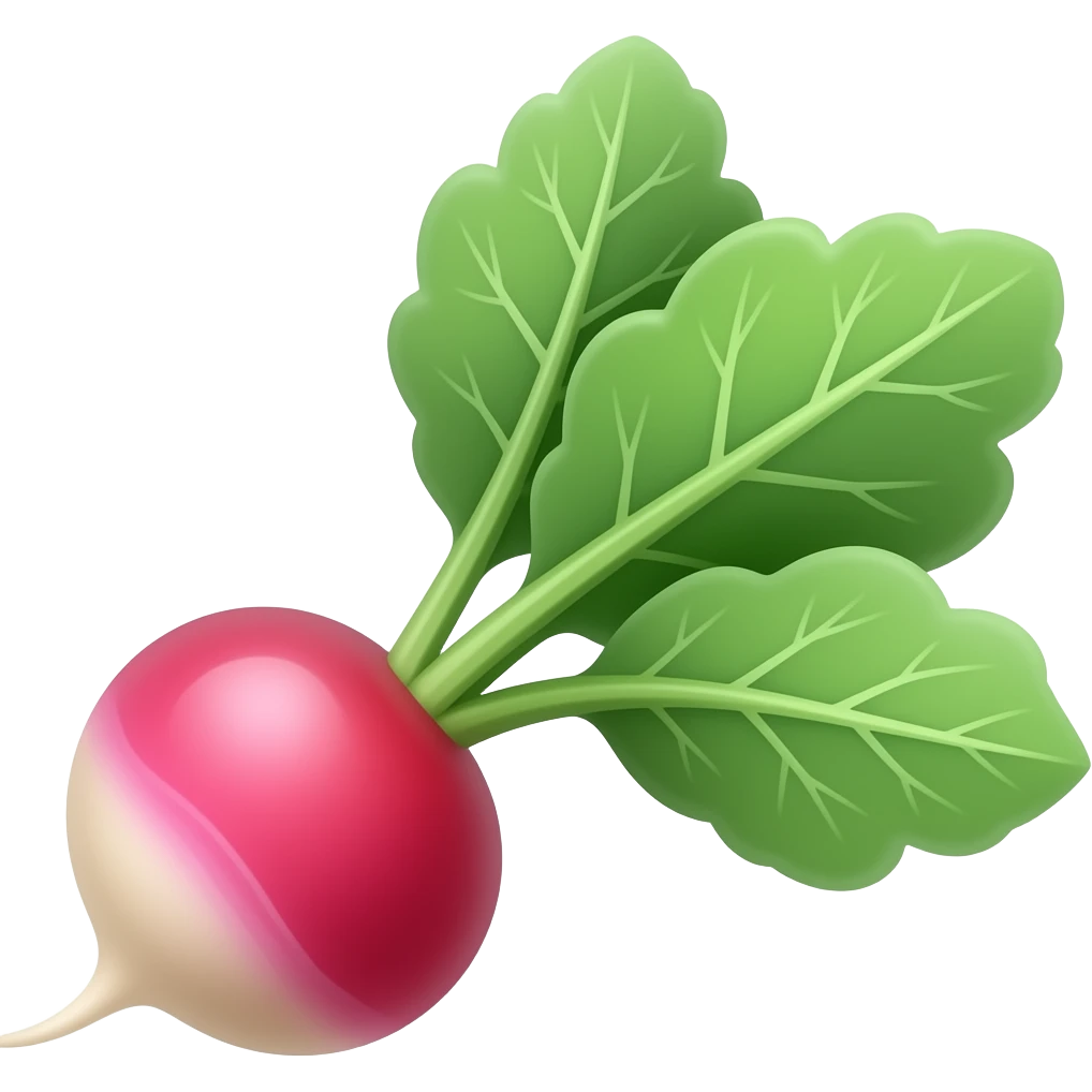 radish emoji