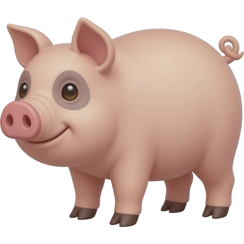 Disgusting pig emoji