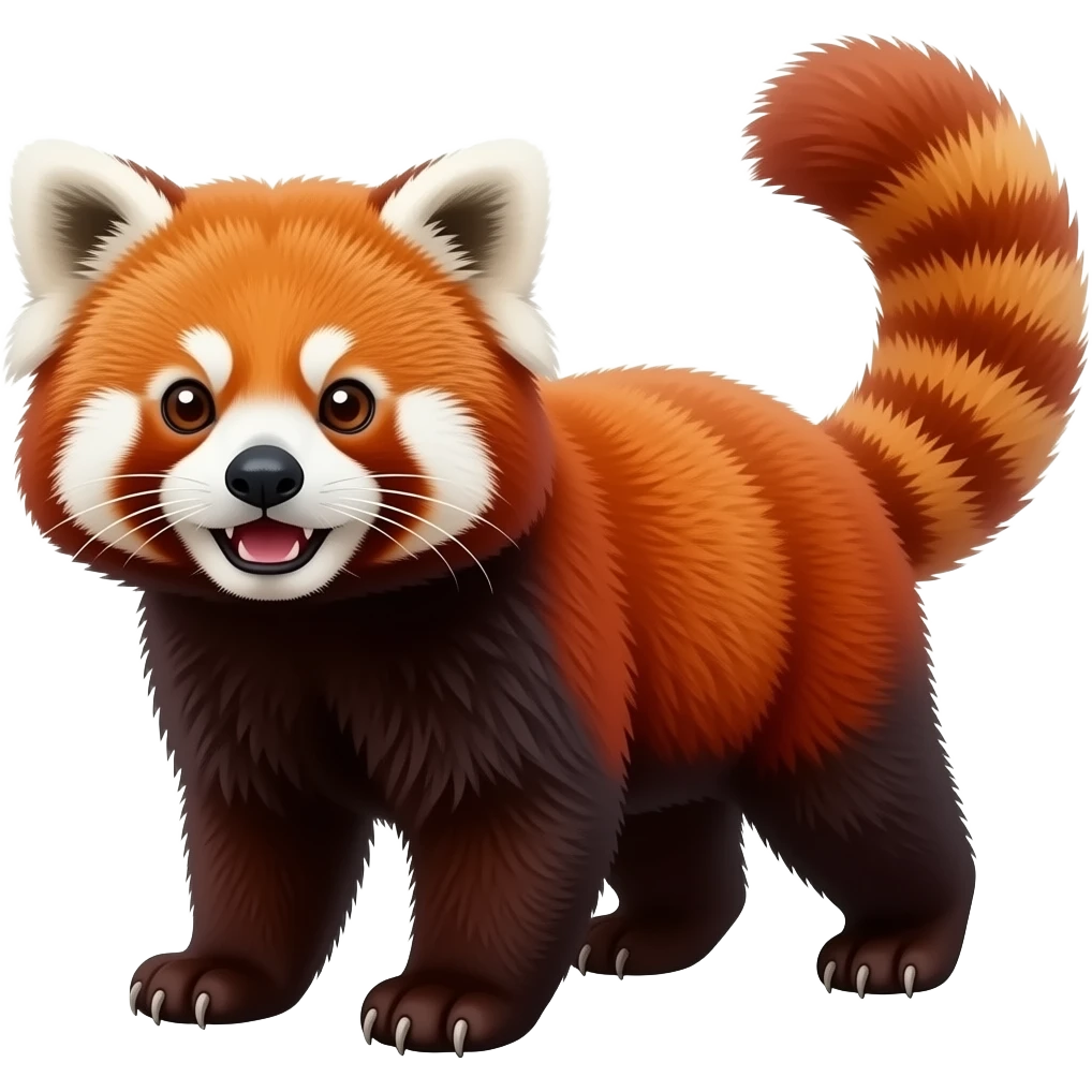 The Dramatic Red Panda emoji