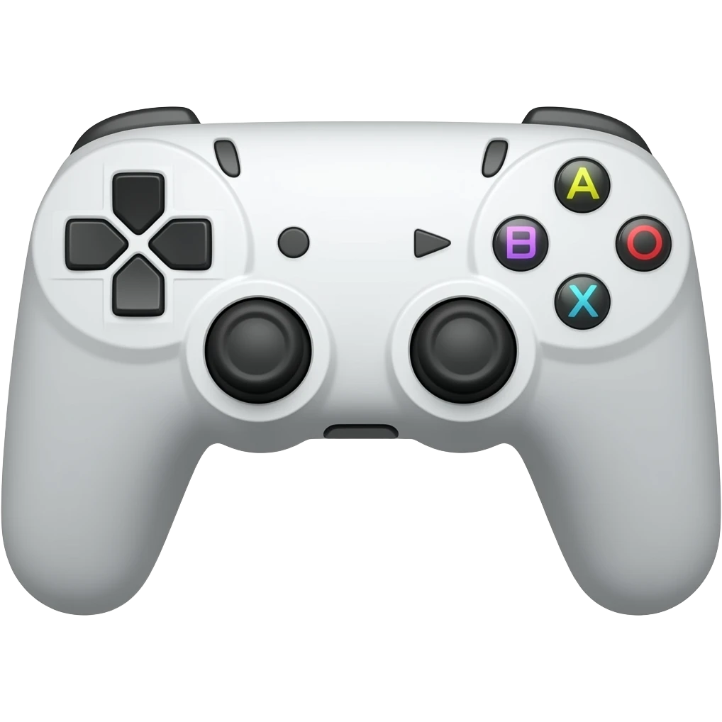 The white game dies emoji