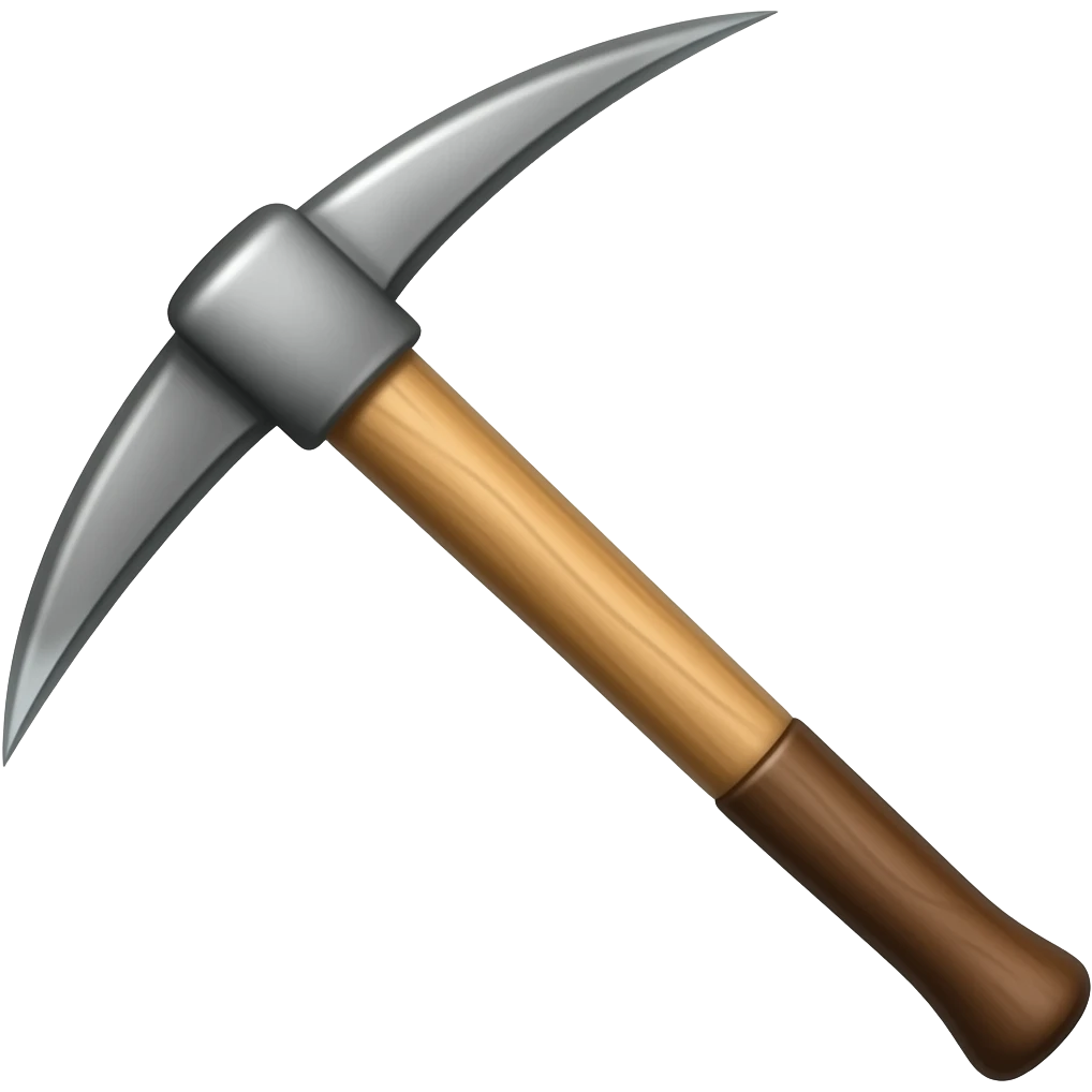 pickaxe emoji