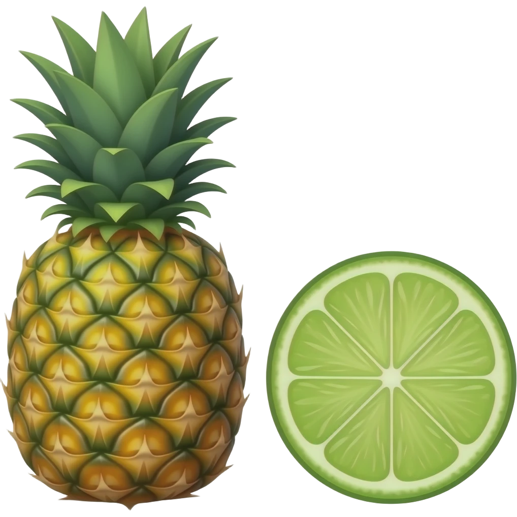 pineapple lime emoji
