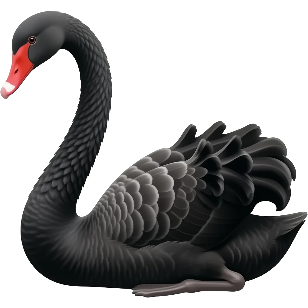 Cisne negro emoji