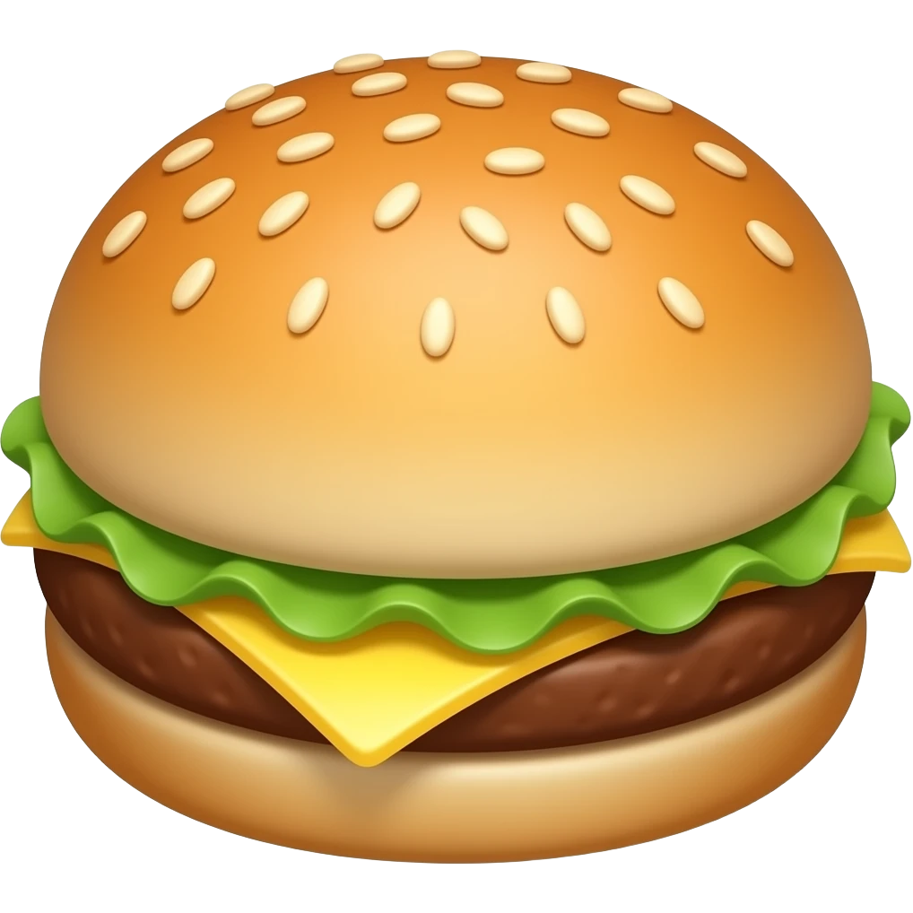 hamburger bun emoji