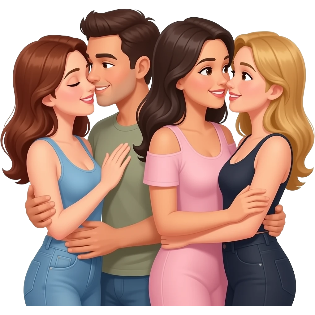 Foursome intimacy emoji