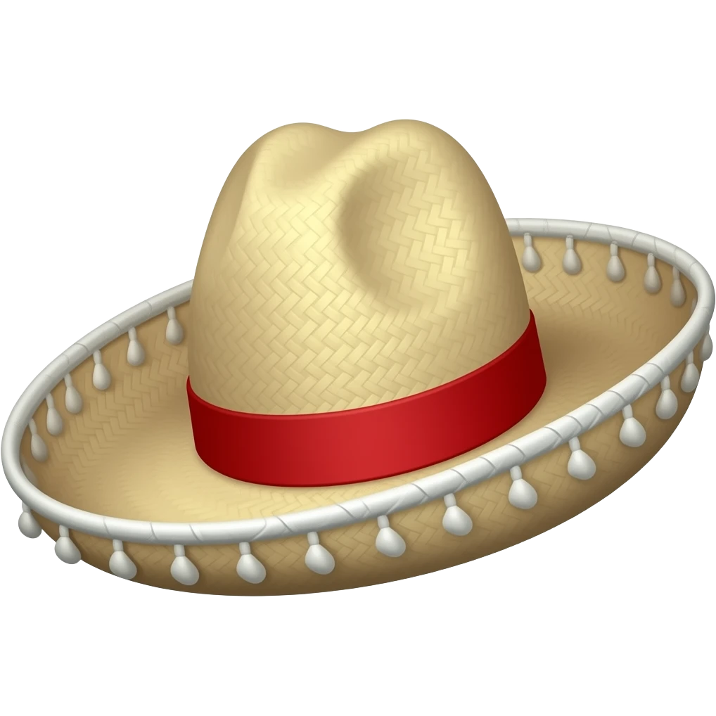 Sombrero de vallenato emoji