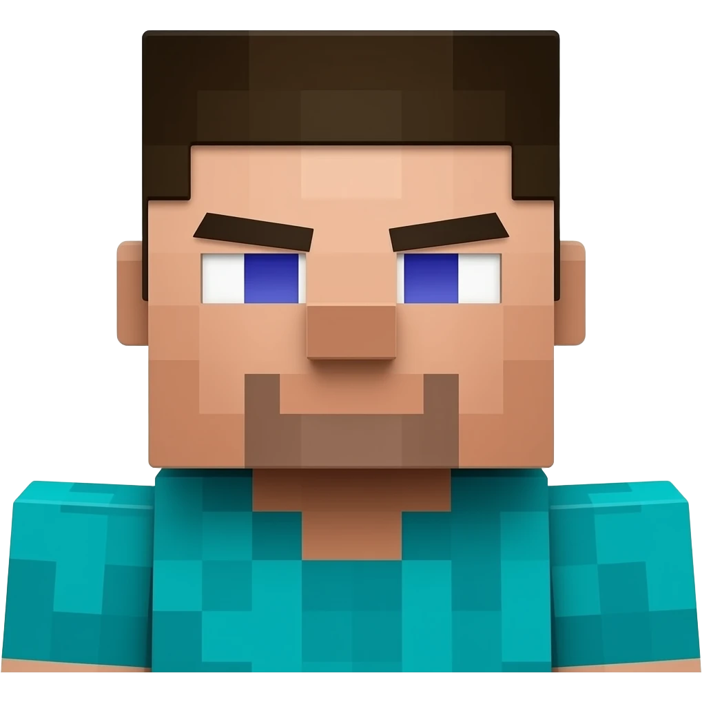 Steve Minecraft emoji