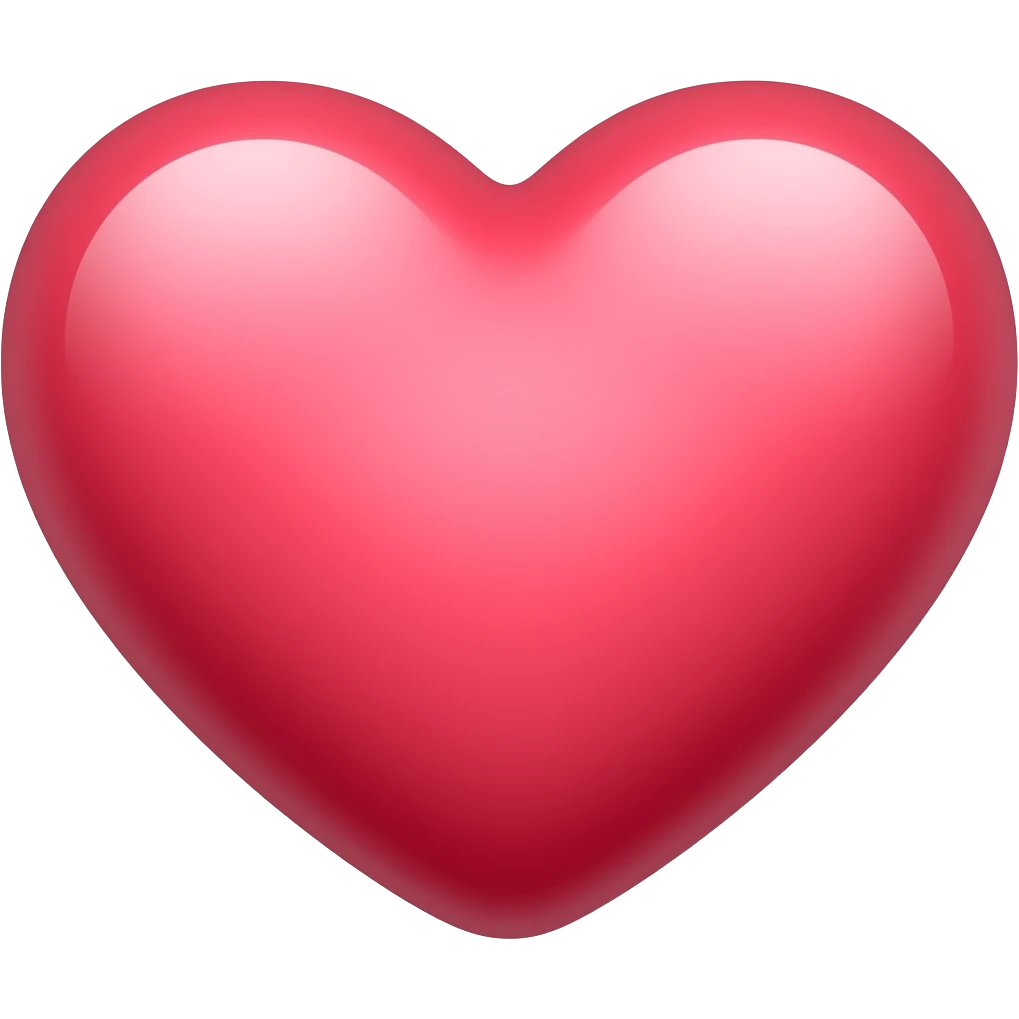 Don't change the colour just make it as the heart emoji emoji