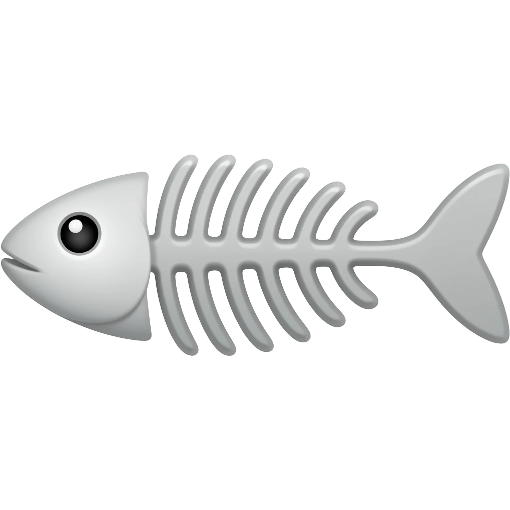 Fishbone emoji