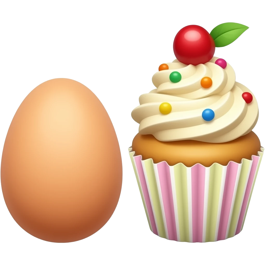 🥚🧁 emoji