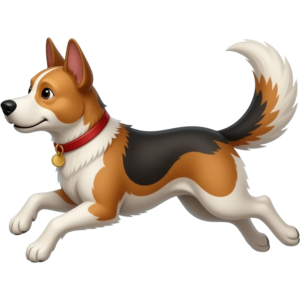 dog running emoji
