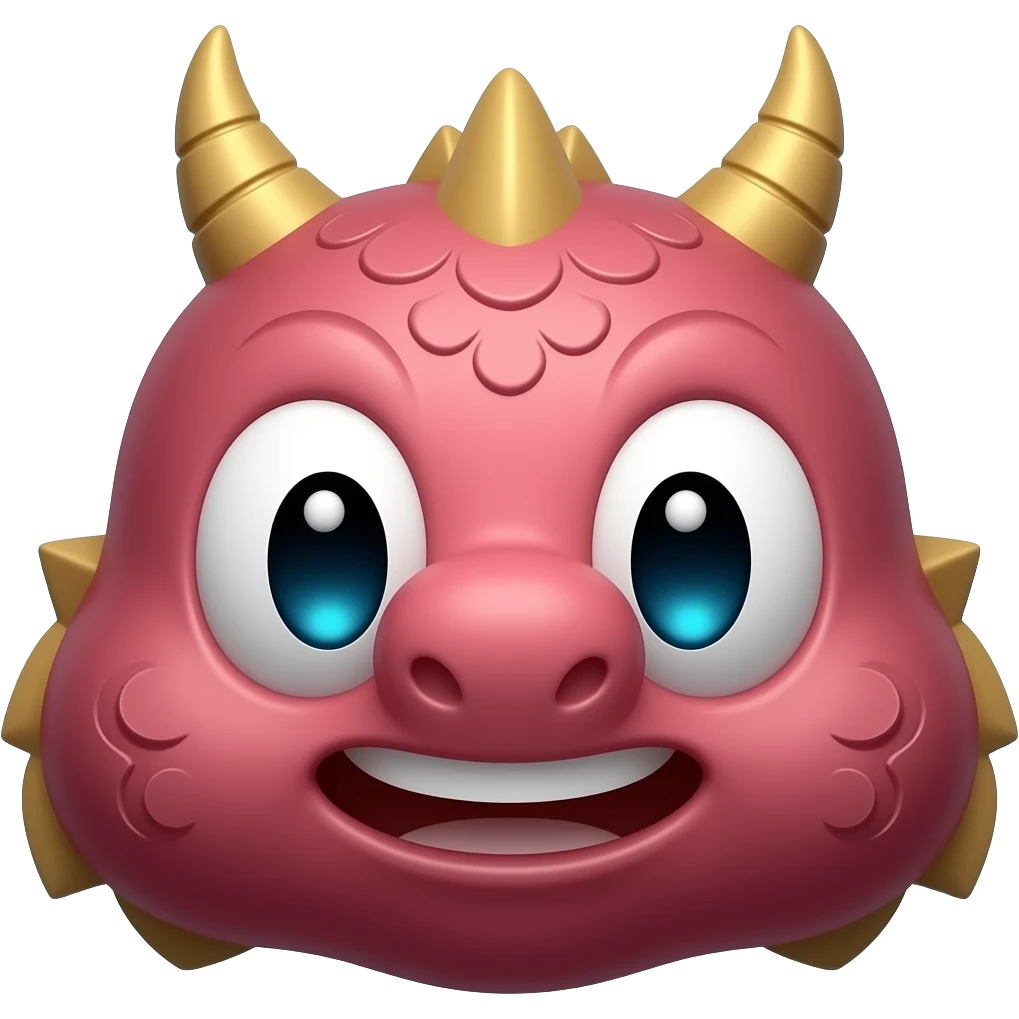 A dragon blob face emoji