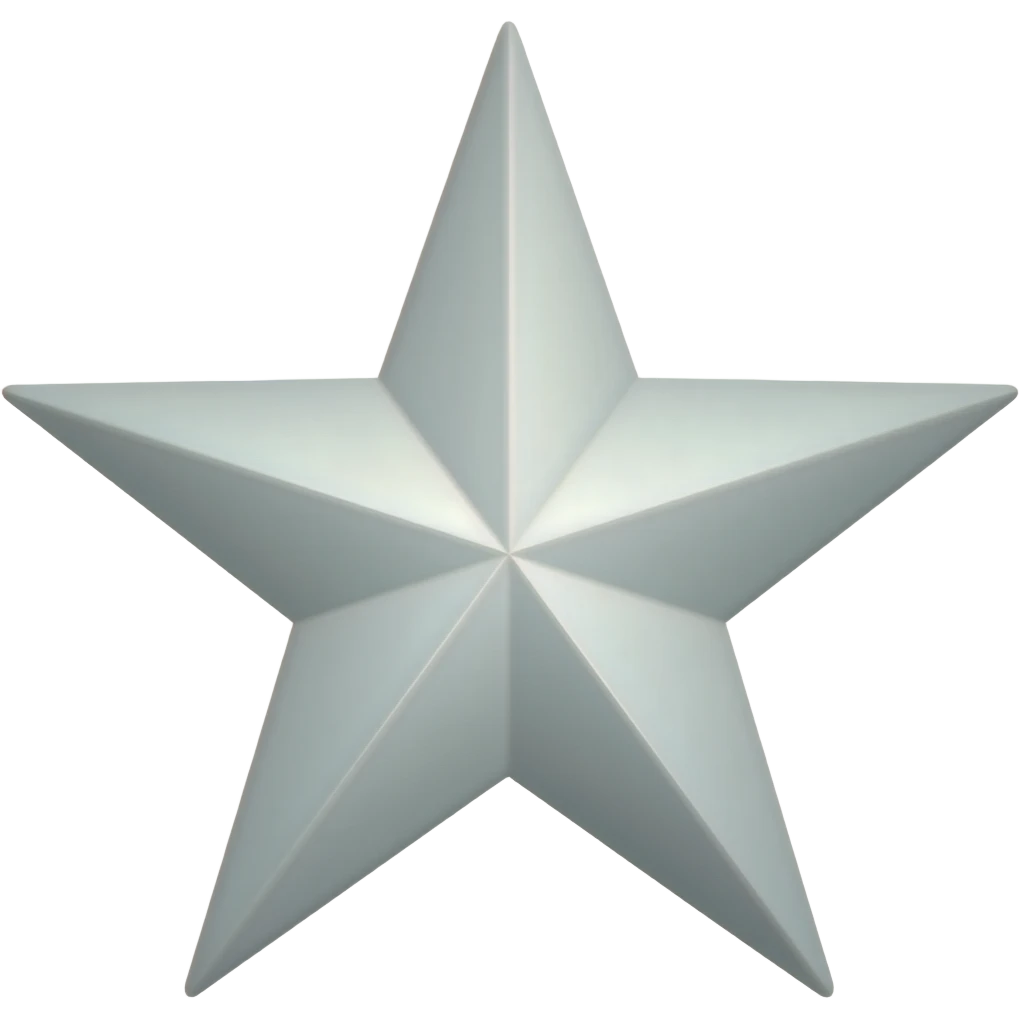 white 8 pointed shape emoji