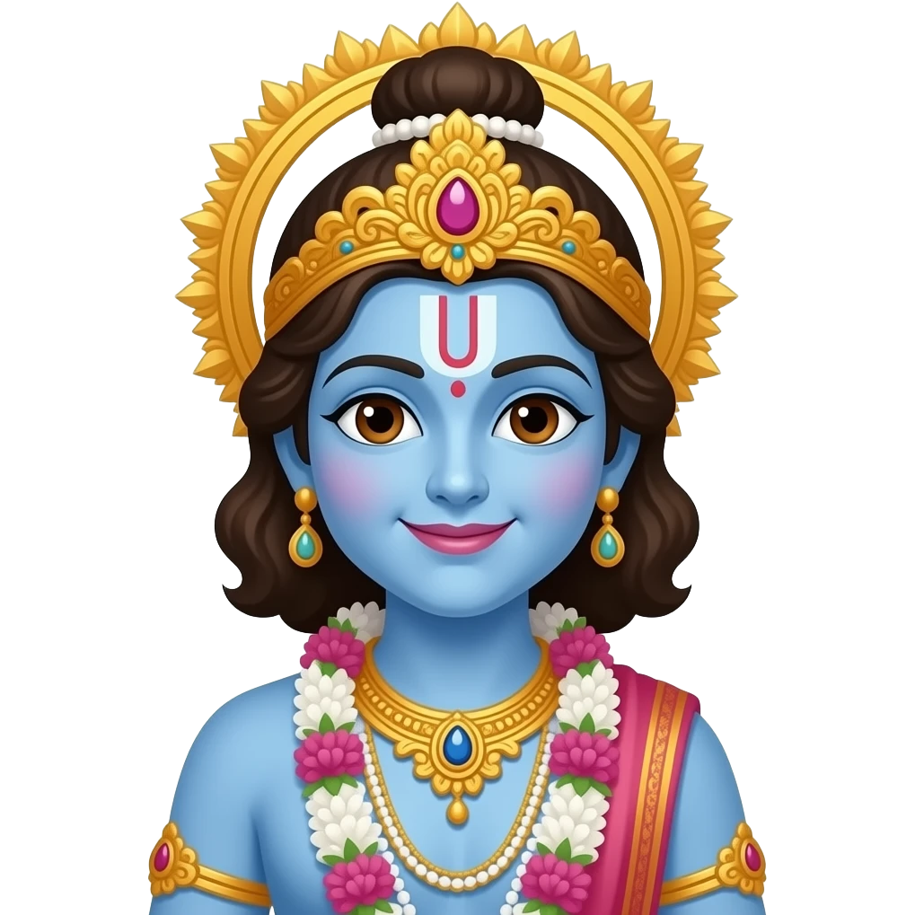 कृष्णस्य प्रेम आनन्दं emoji