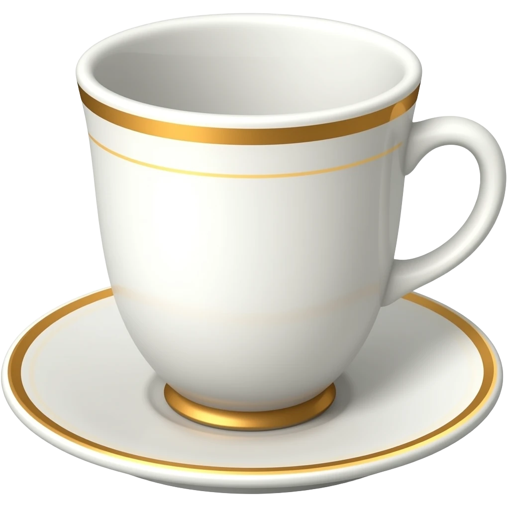cup with saucer porcelain fine china emoji