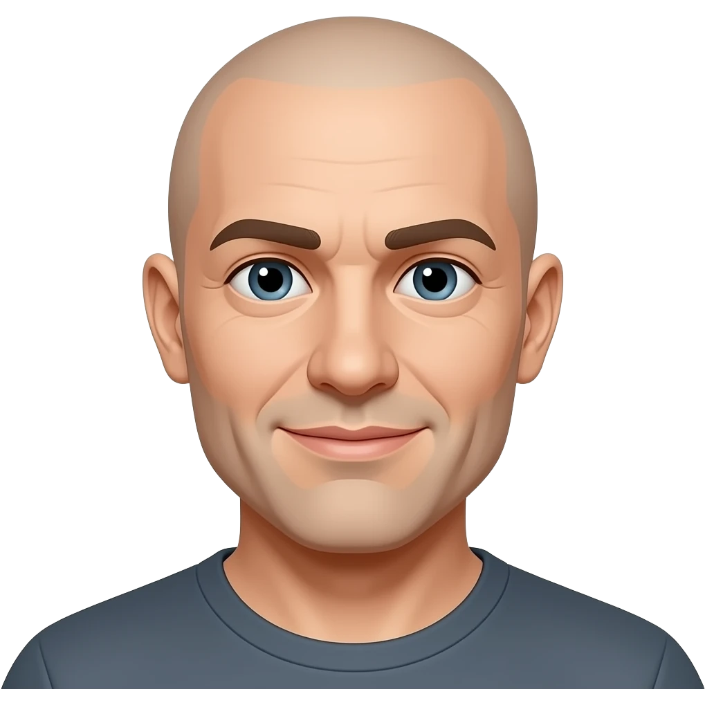 Hombre calvo emoji