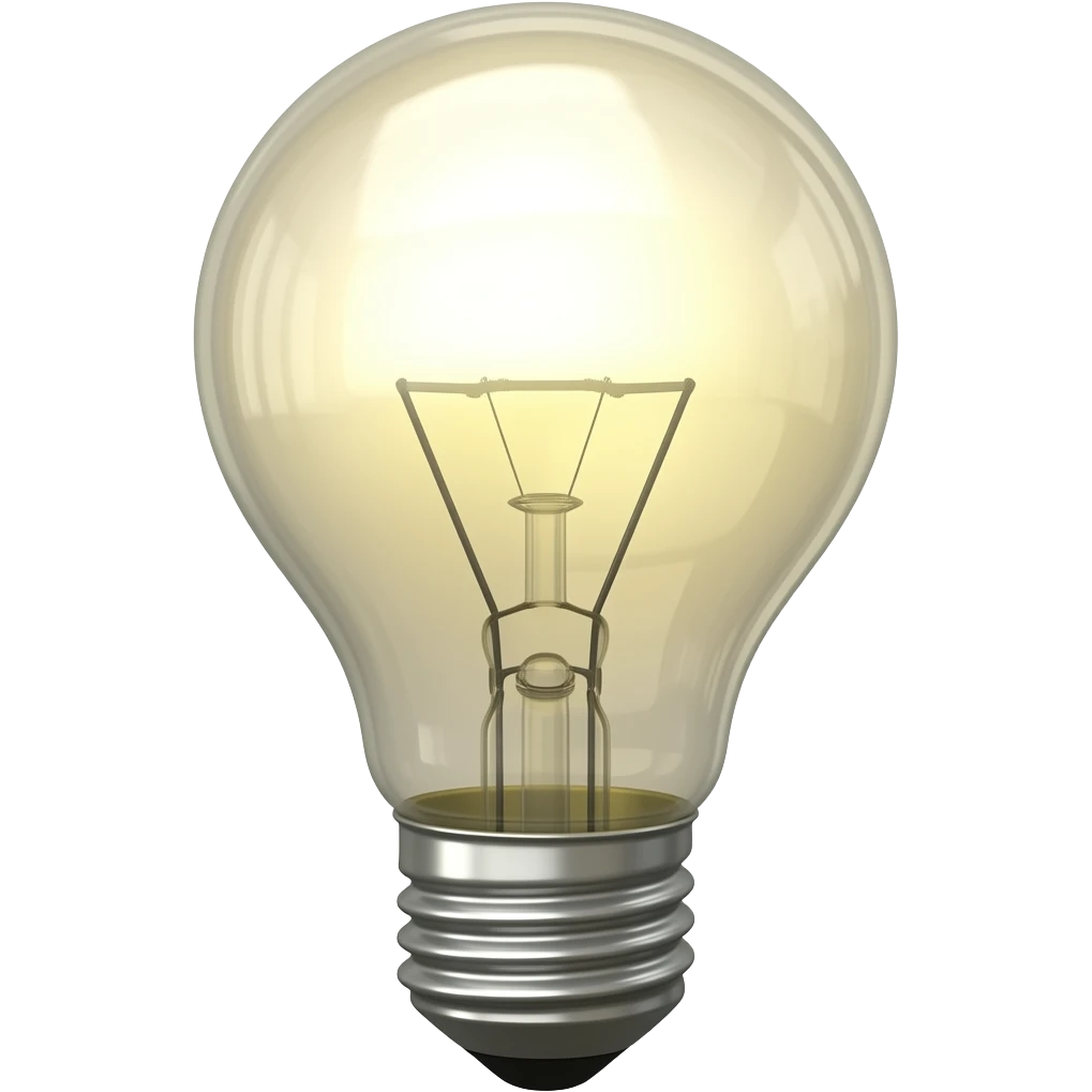 light bulb emoji