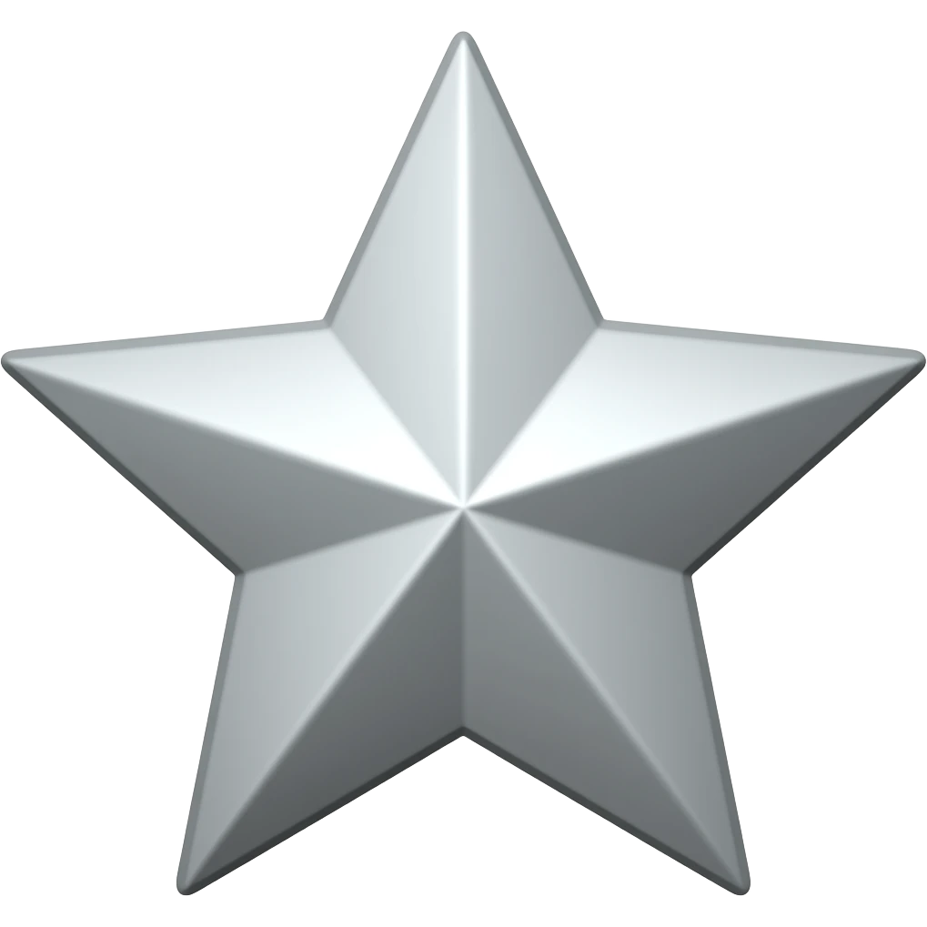 silver star emoji