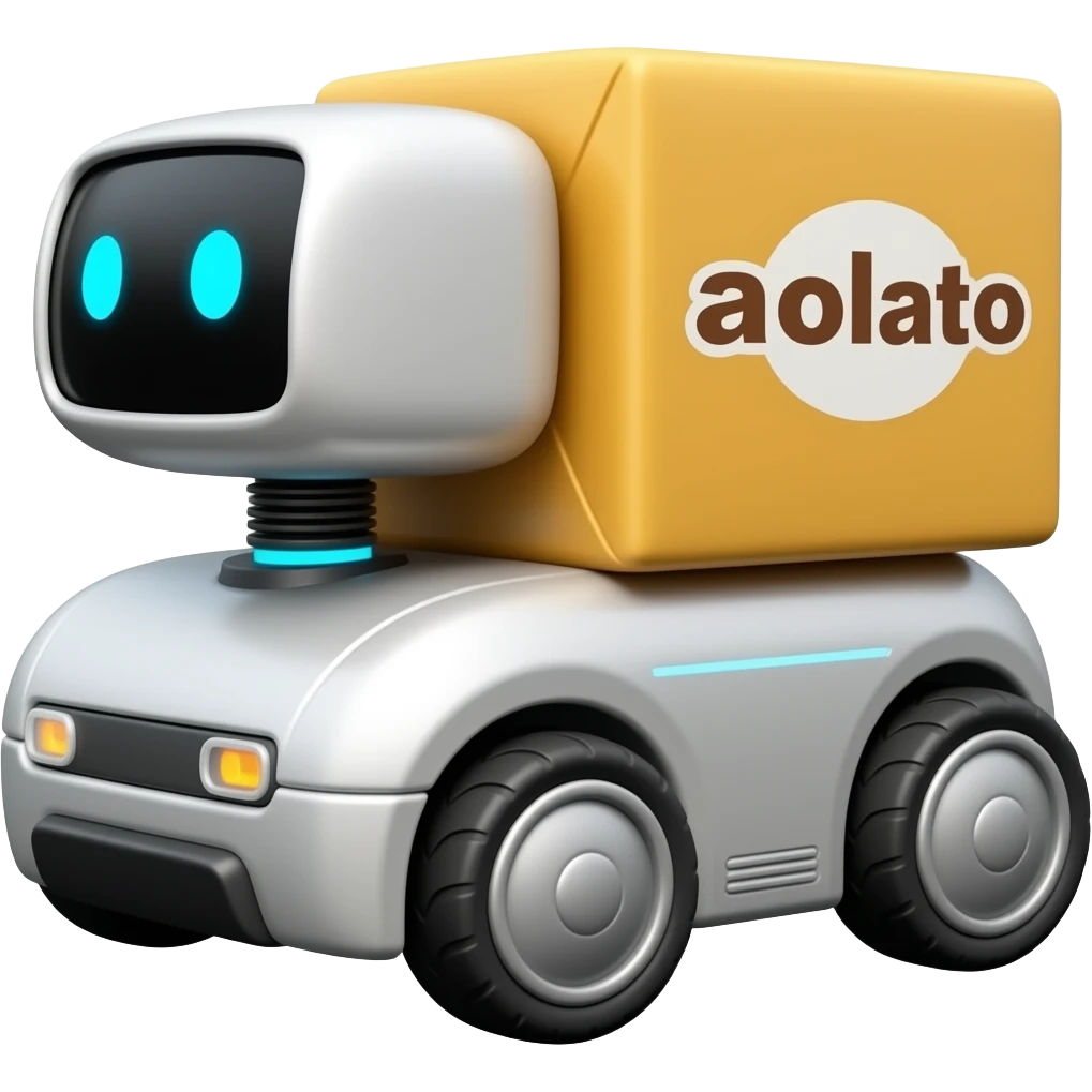 delivery robot emoji