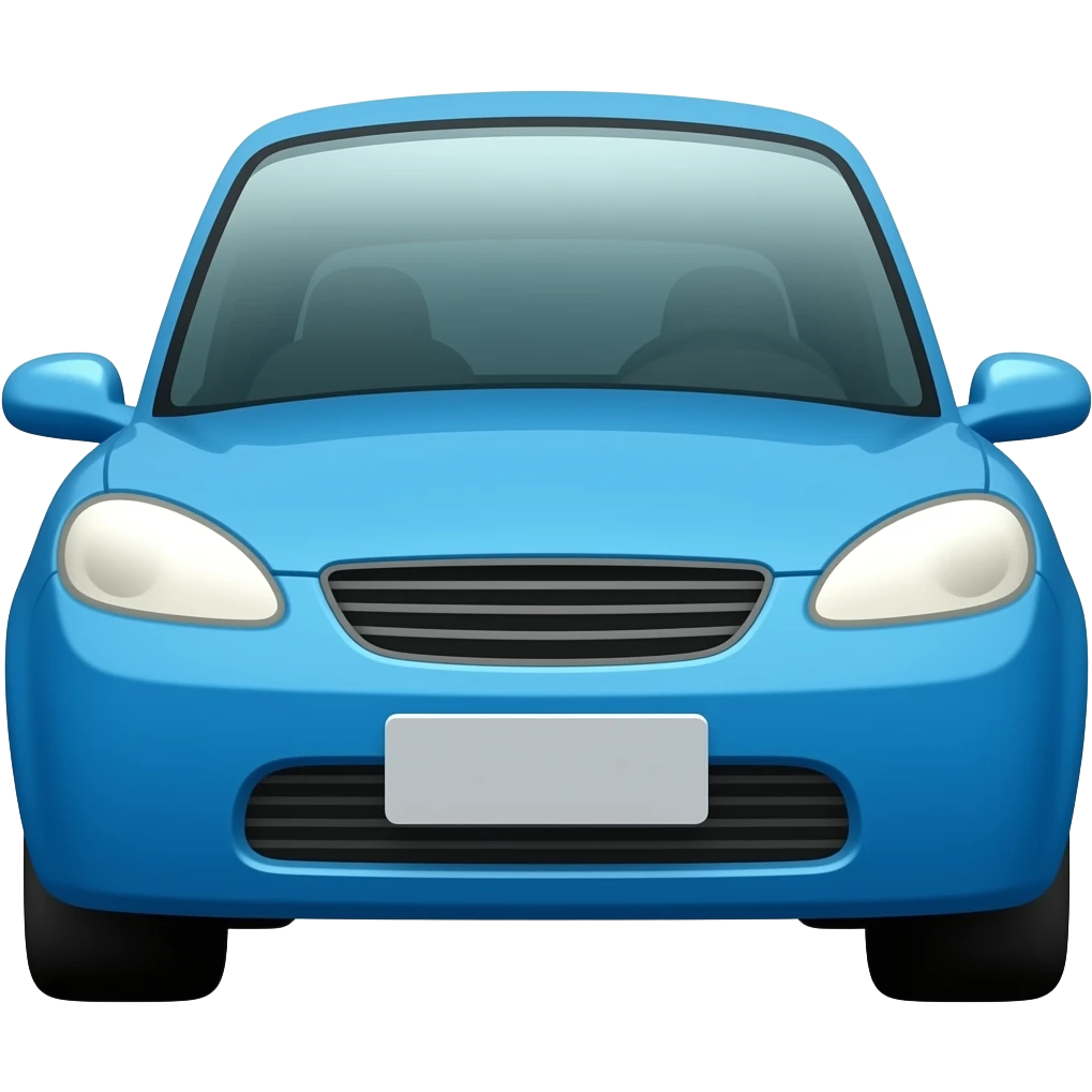 blue car emoji