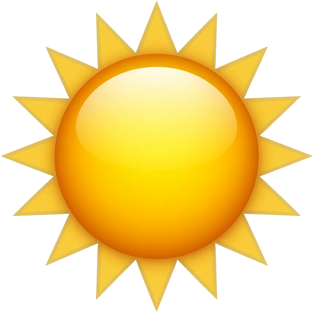 Sun emoji