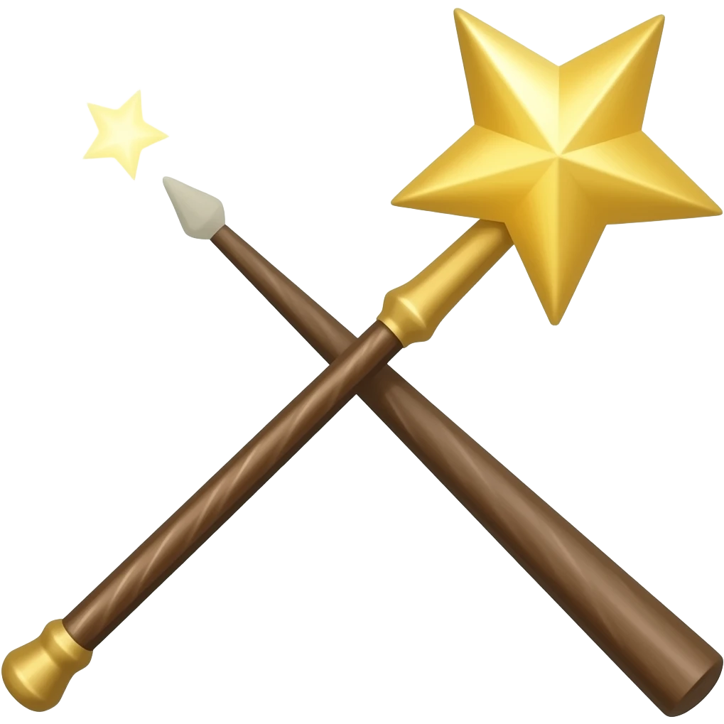 Magic wand emoji