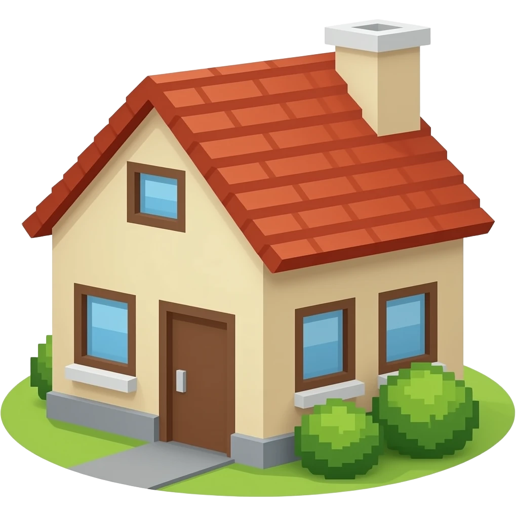 pixel home emoji