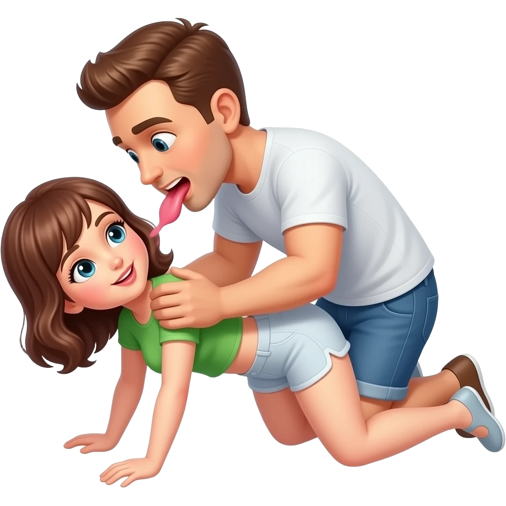 Мужчина трахает девушку раком emoji