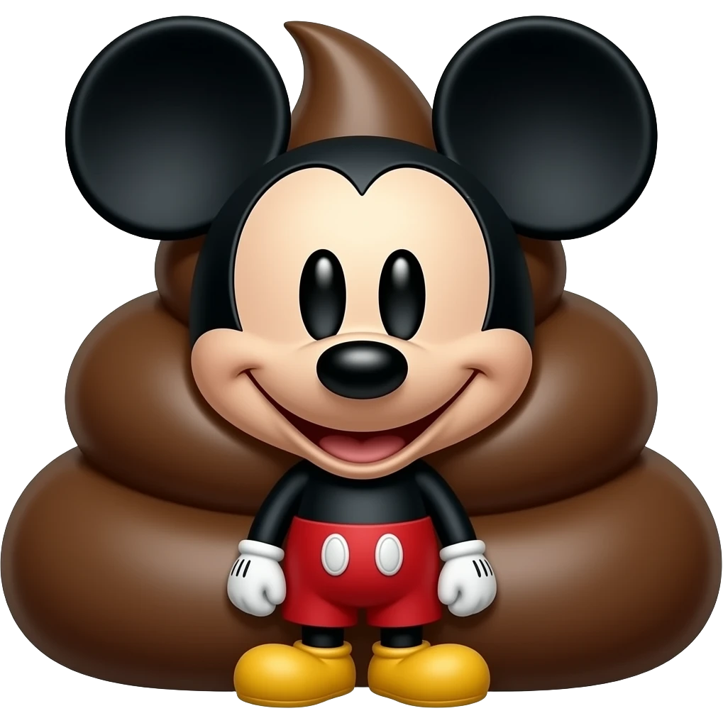 Goofy Full Body (Disney Mickey Mouse)/ Poops emoji | AI Emoji Generator