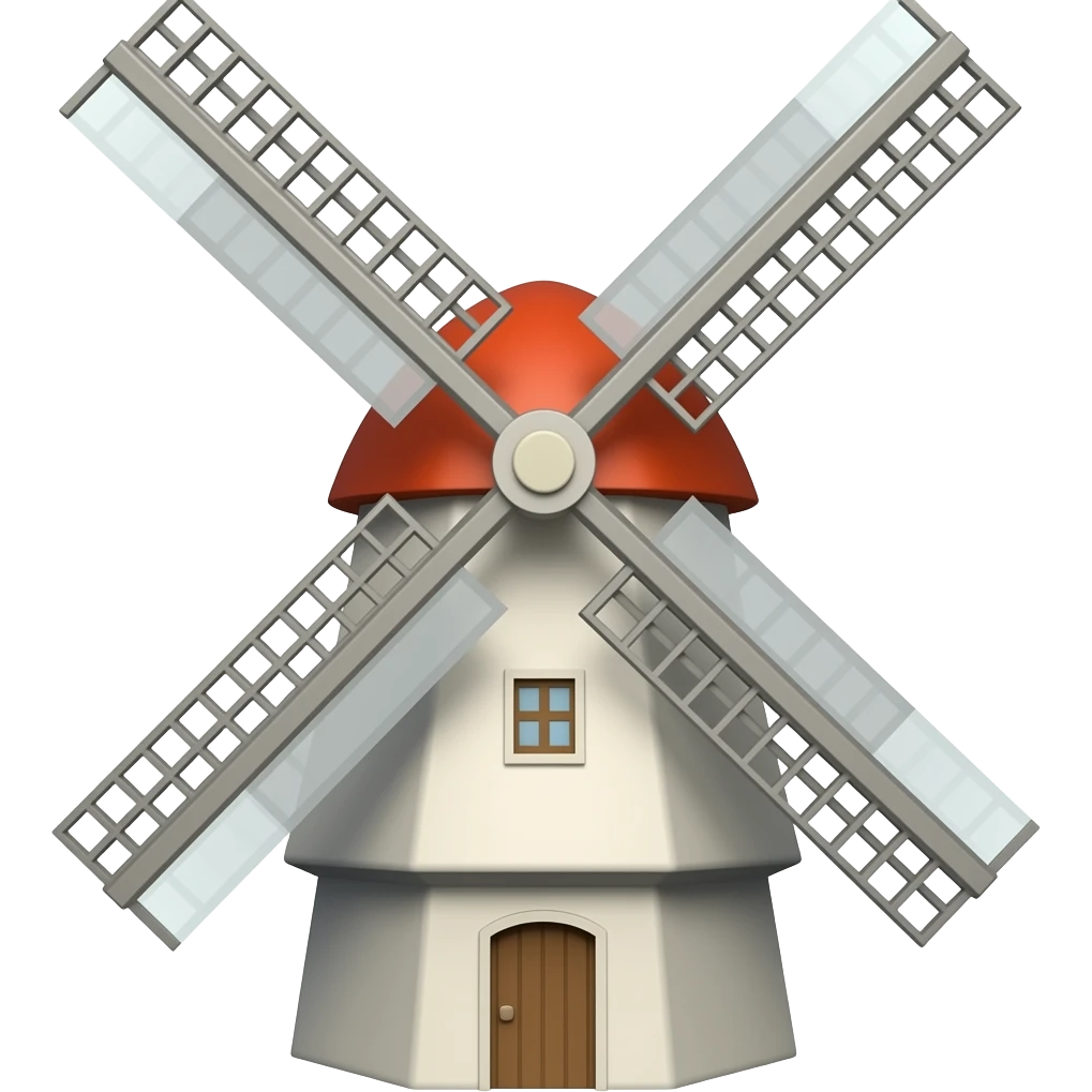 windmill simple emoji