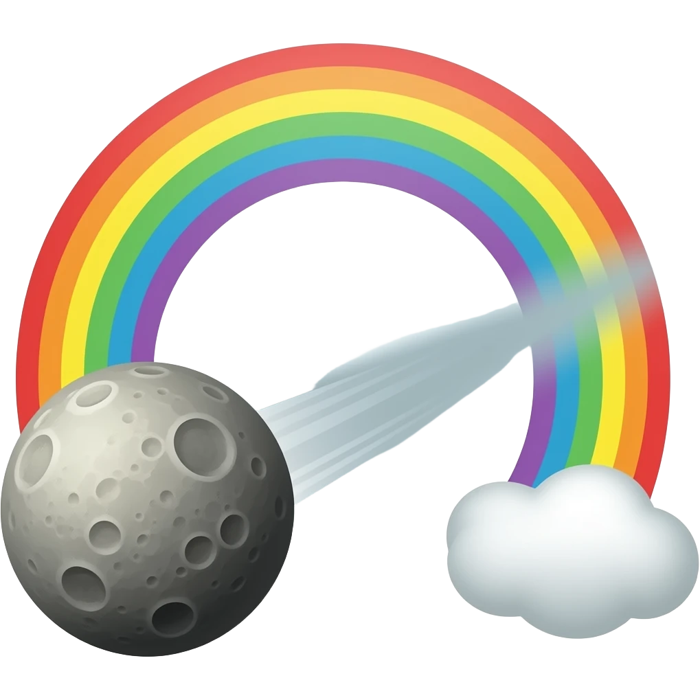 ☄️🌈 emoji