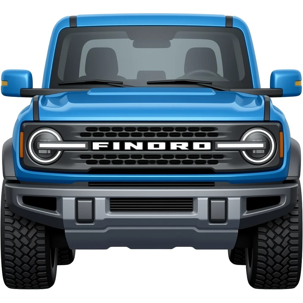 blue 2025 ford bronco emoji