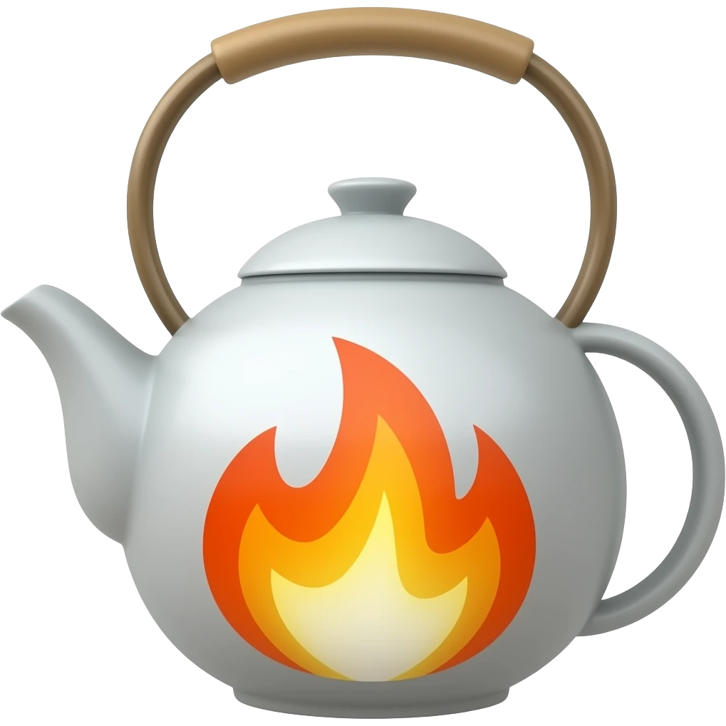 fire teapot emoji