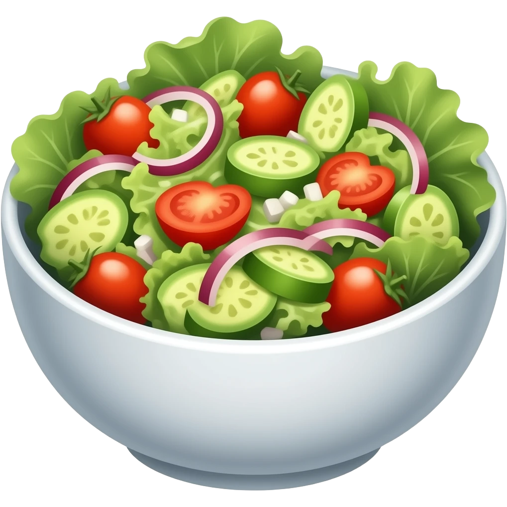 bowl of salad emoji