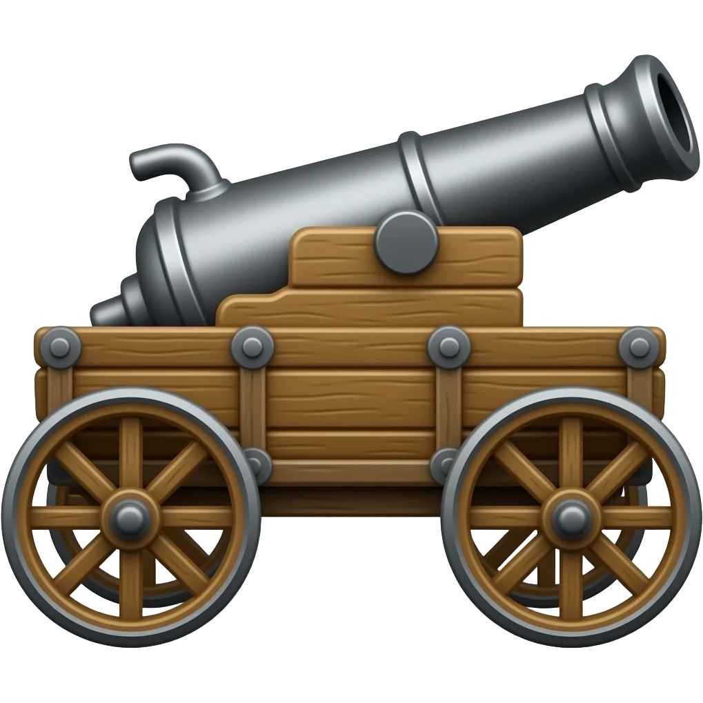 cannon cart emoji