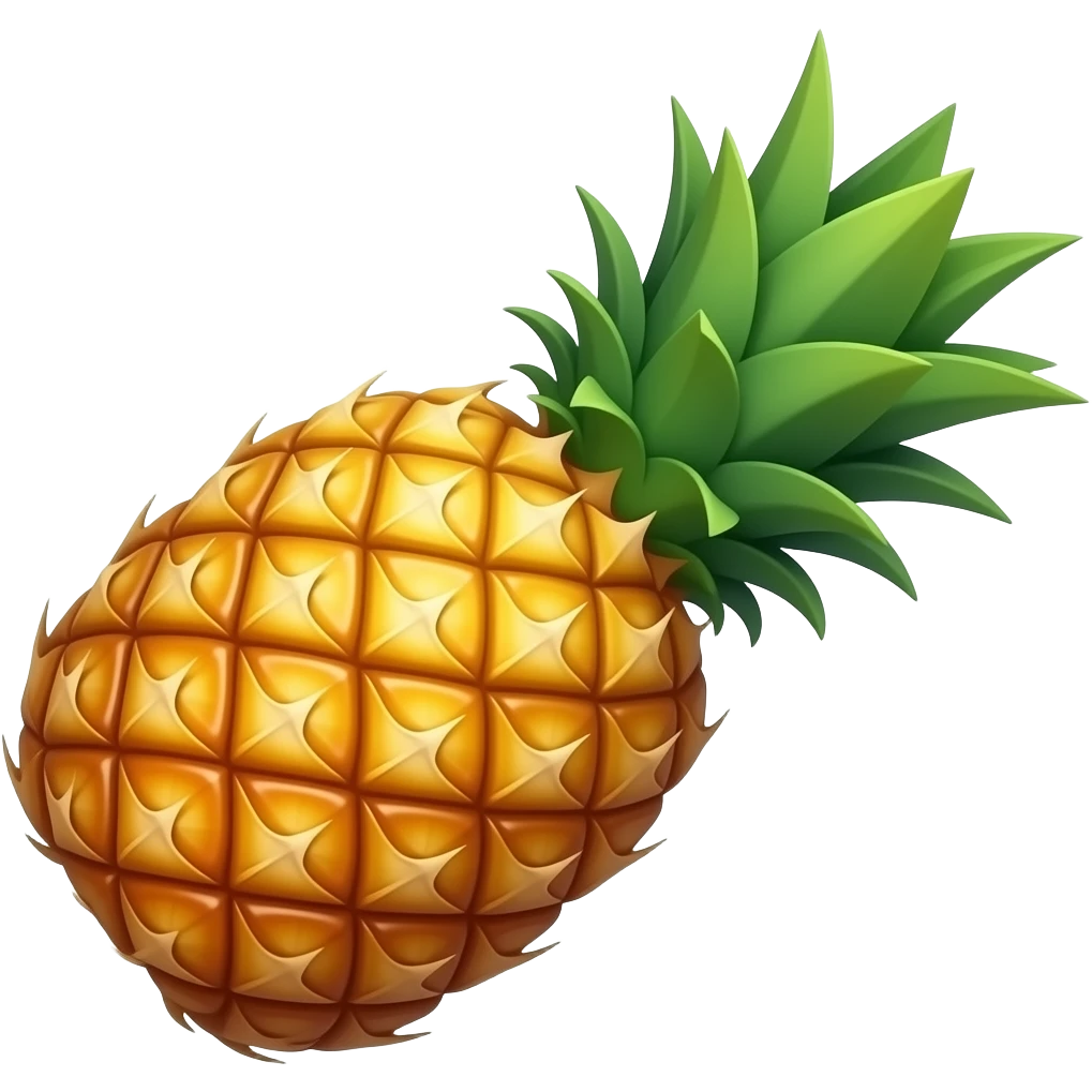 Upside down pineapple emoji