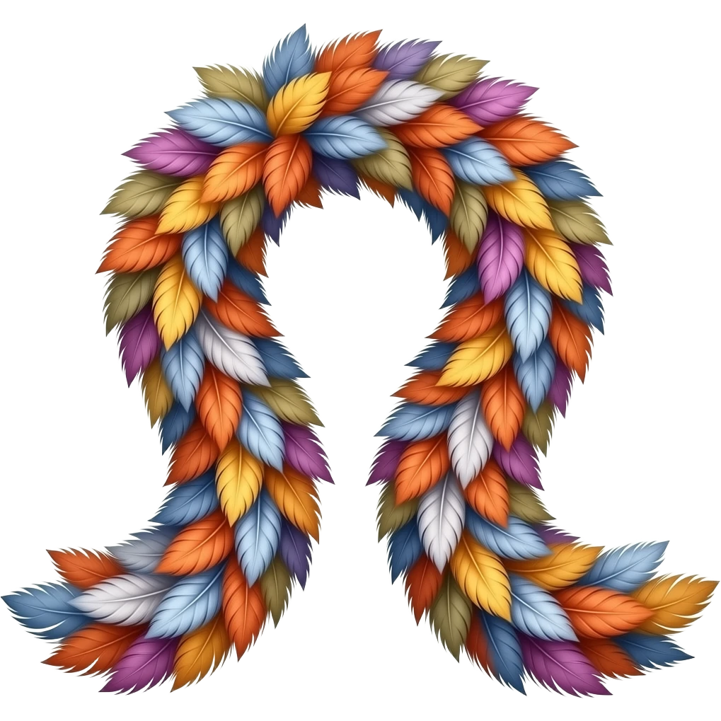Feather boa emoji
