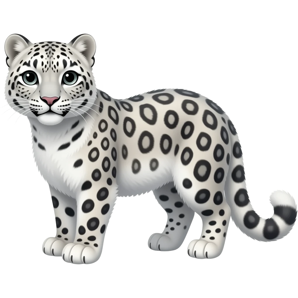 Snow leapord emoji