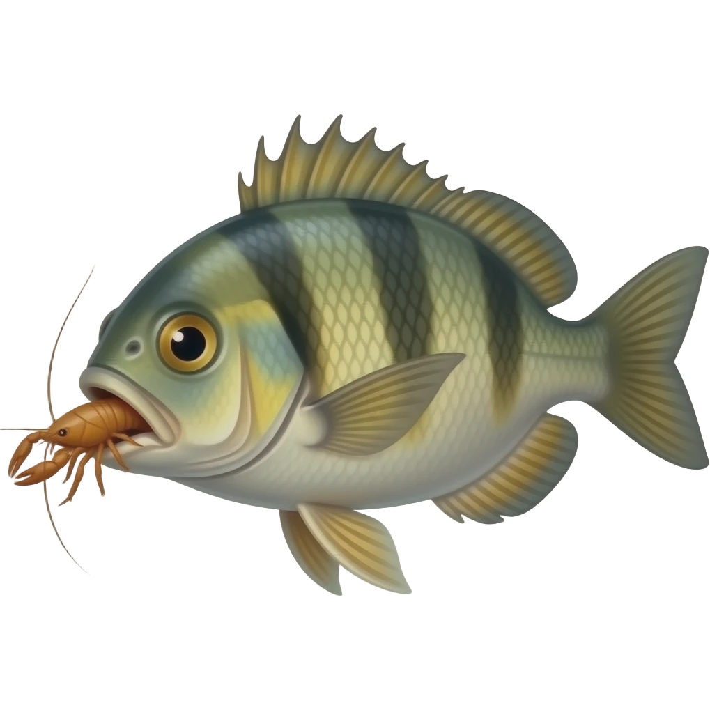 fish eating something emoji