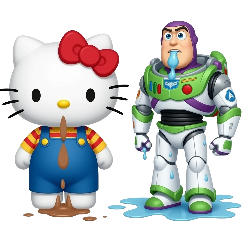 Vomiting and diarrhea outbreak: Hello Kitty and Buzz emoji