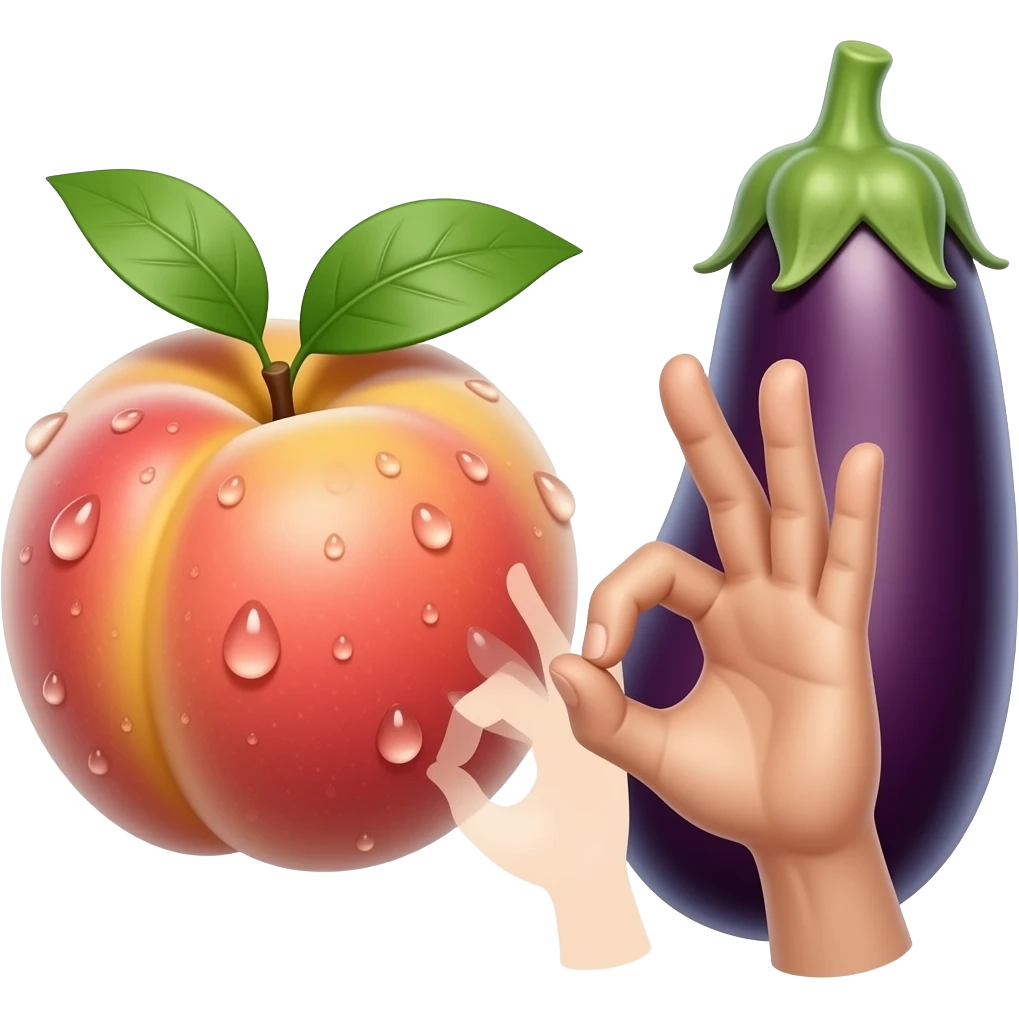 🍑💦🍆👌 emoji