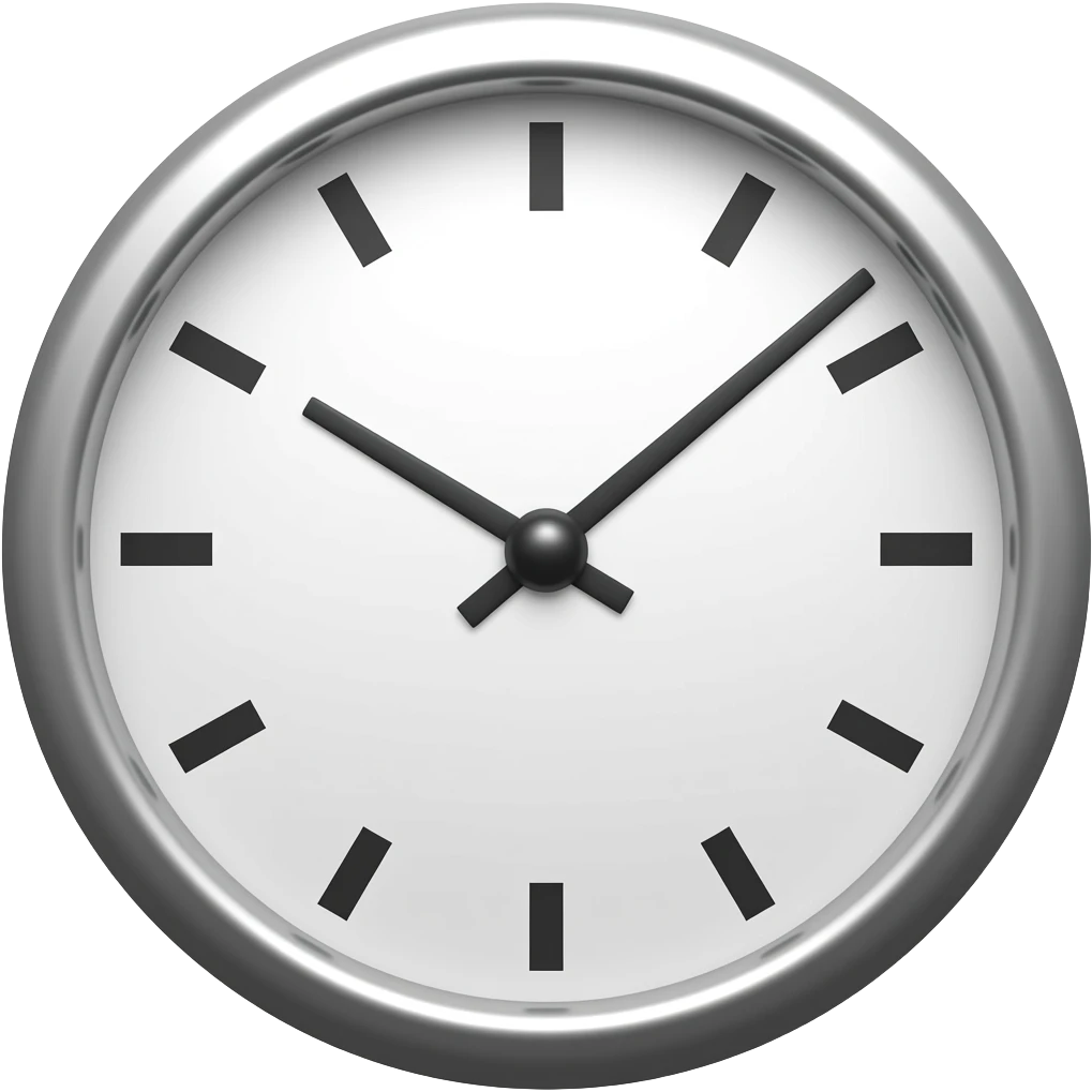 Clock it emoji