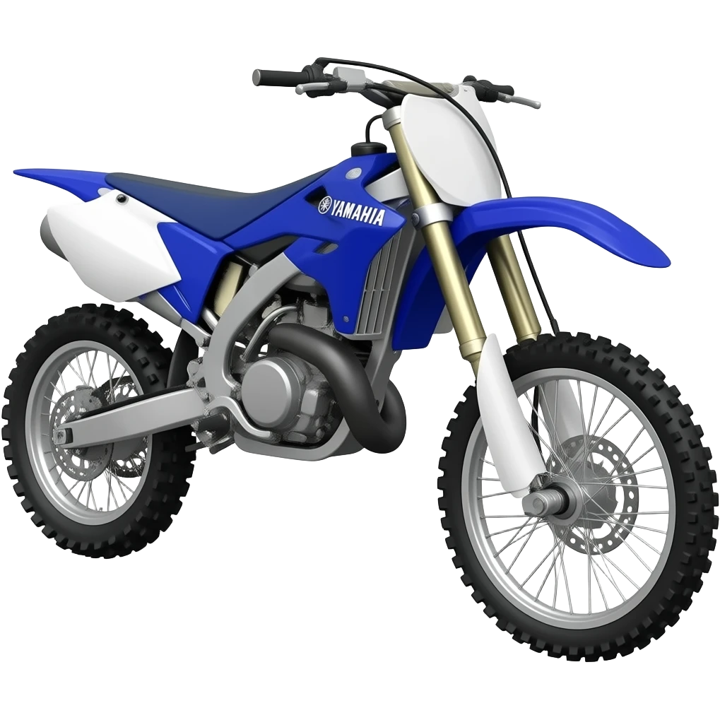 Motocross 125 yz bleu emoji