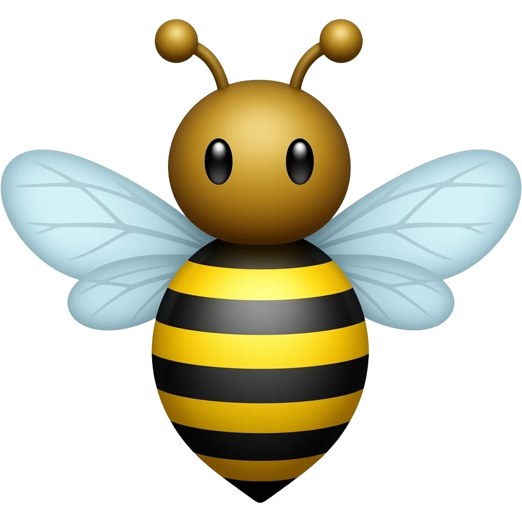 bee shaped accesorries emoji