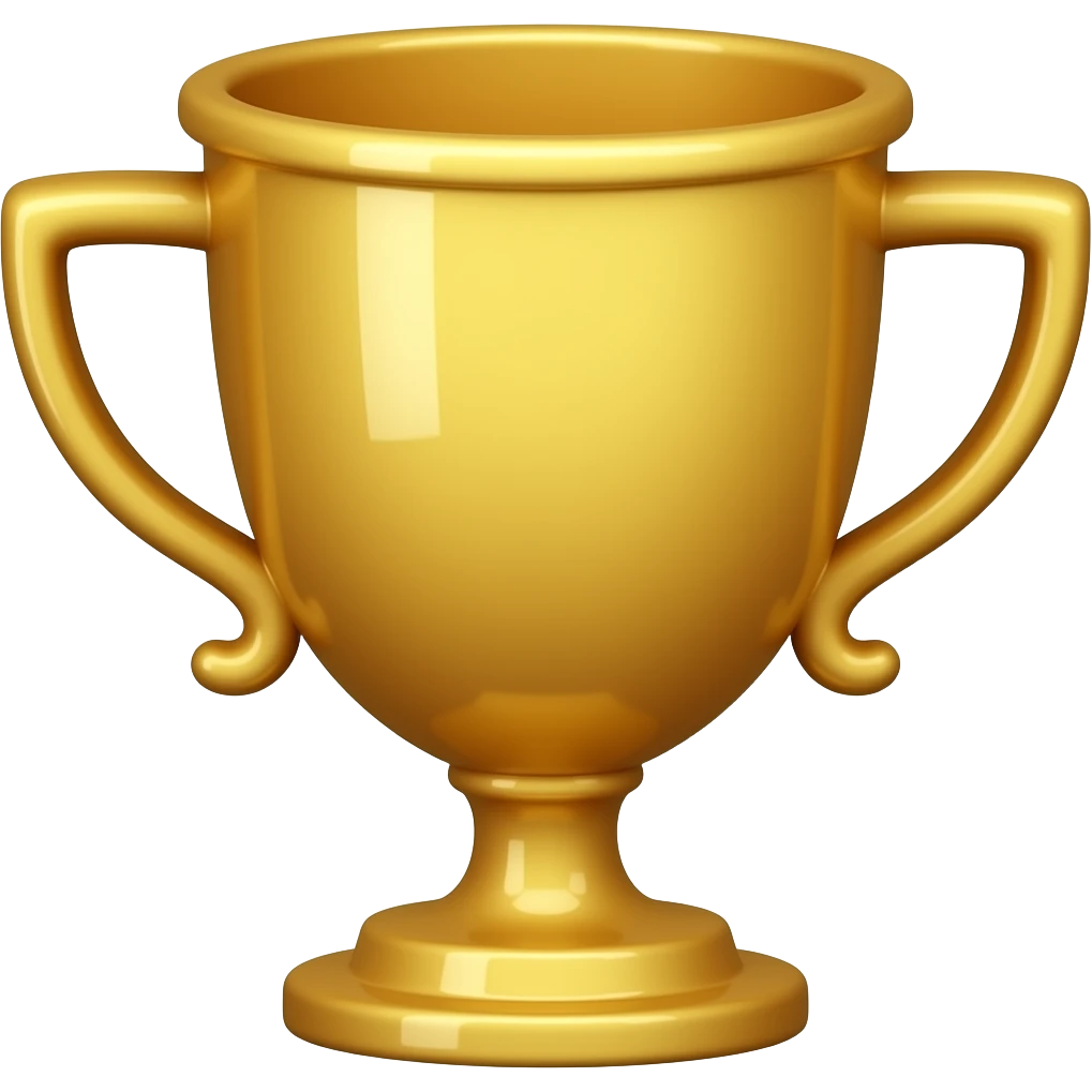 icono de un trofeo emoji