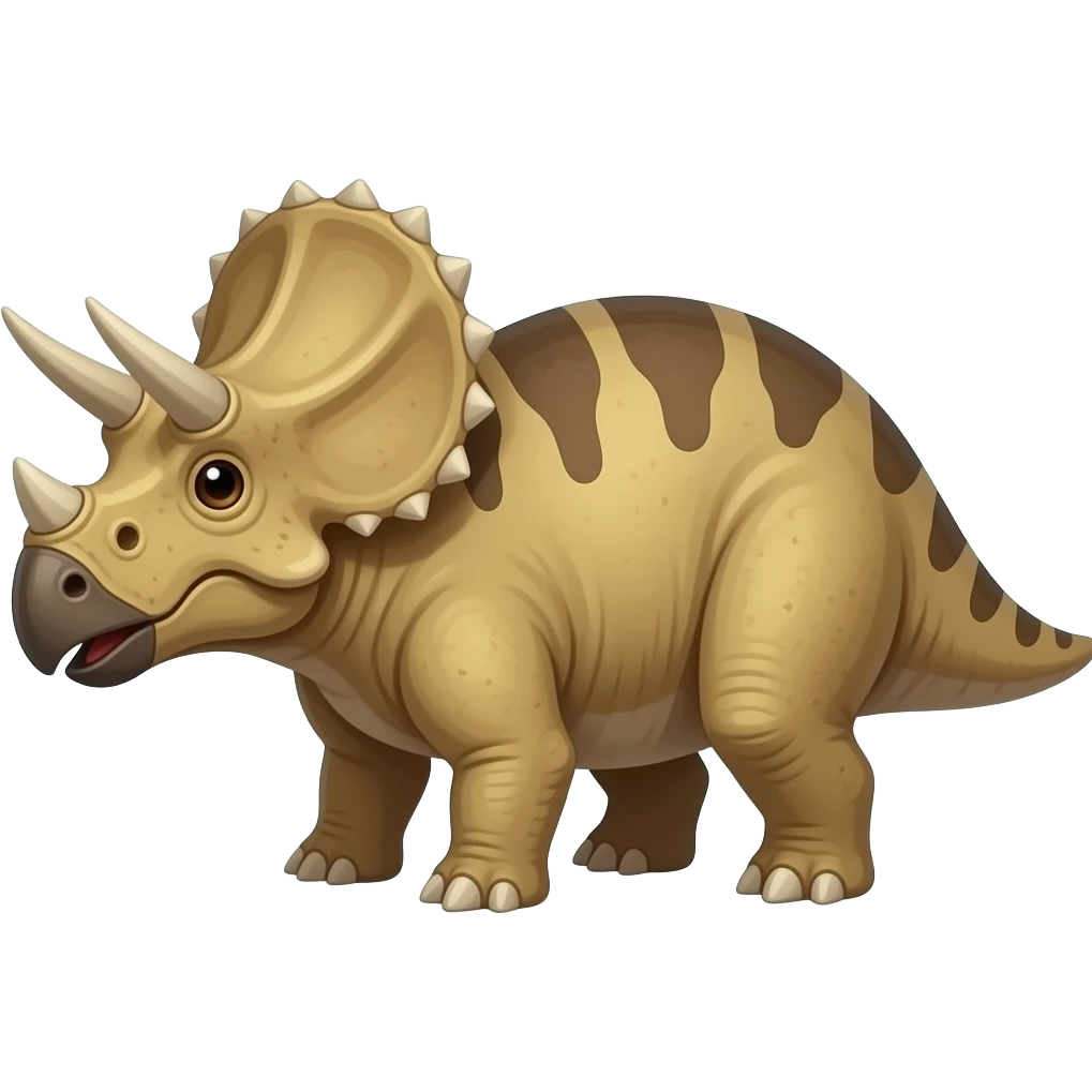 Triceratops emoji