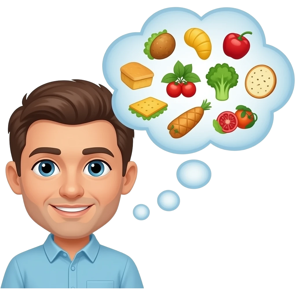 thoughts about food emoji
