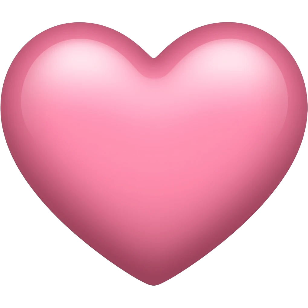 I am a light Pink emoji heart emoji